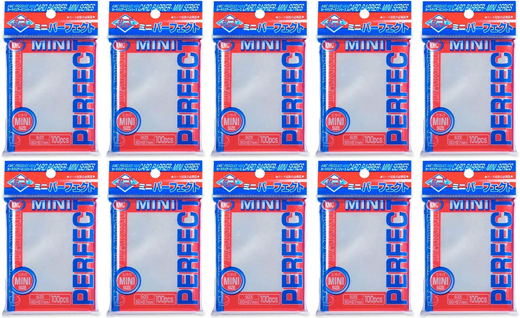 KMC Perfect Size Card Sleeves Mini [10 Packs]