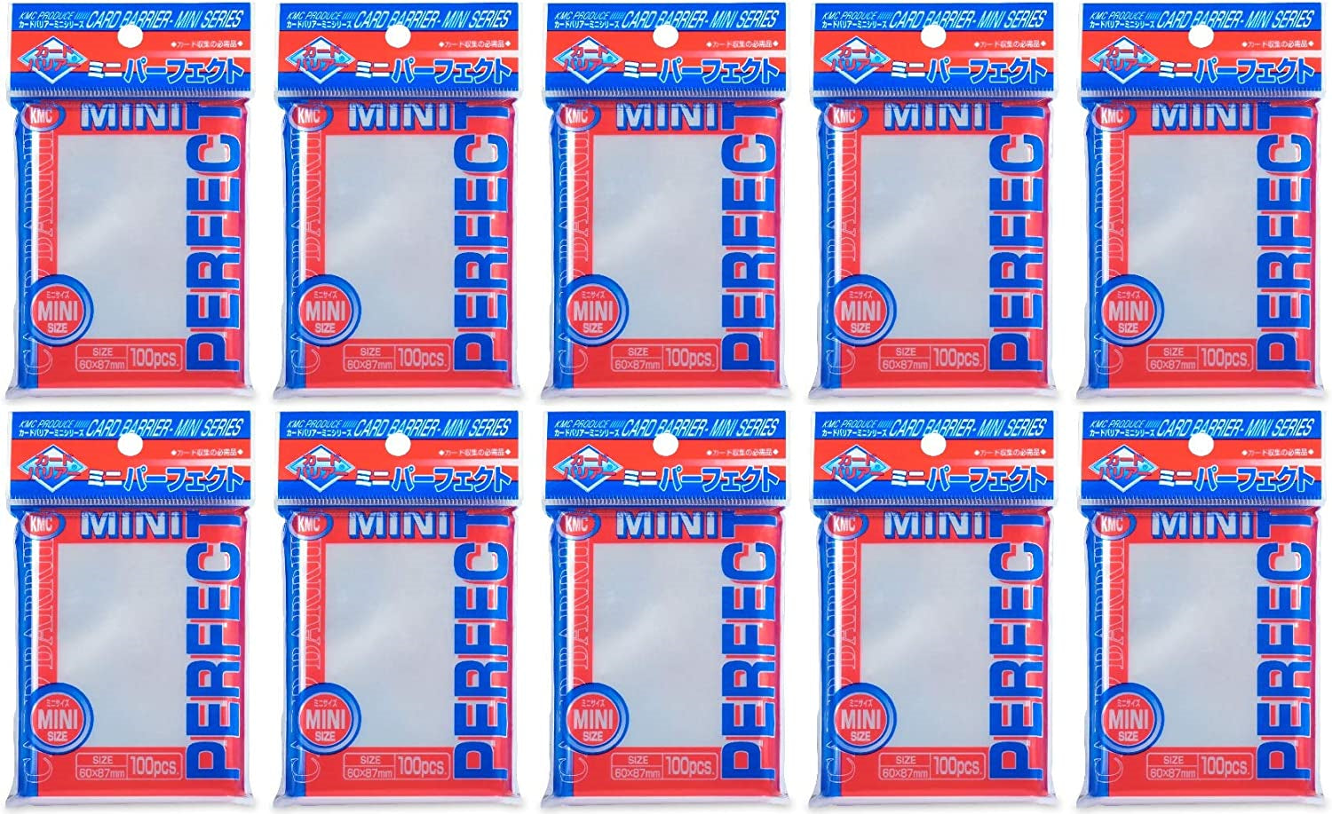 KMC Perfect Size Card Sleeves Mini [10 Packs]